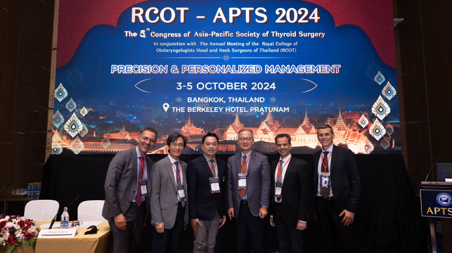 Prof. Dott. Giuseppe Mercante Humanitas University Milano Istituto Clinico Humanitas Otorinolaringoiatria 5th APTS Congress 2024 Bangkok Thyroid Surgery