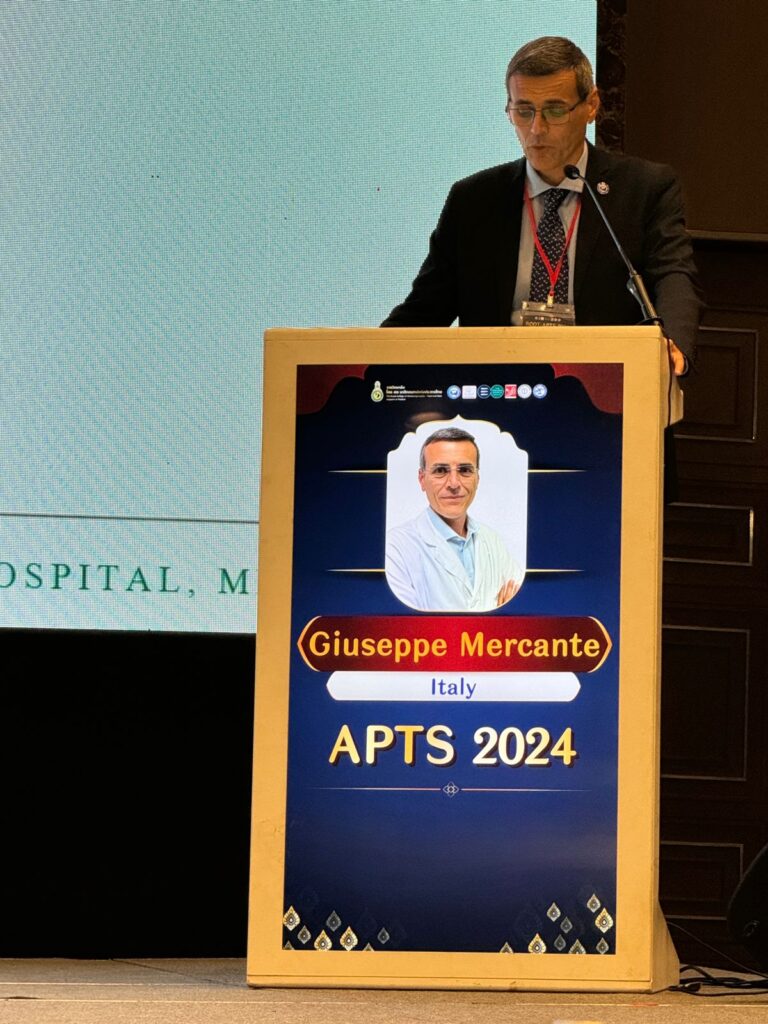 Prof. Dott. Giuseppe Mercante at the 5th APTS Congress 2024 Bangkok Thailand - Thyroid Surgery