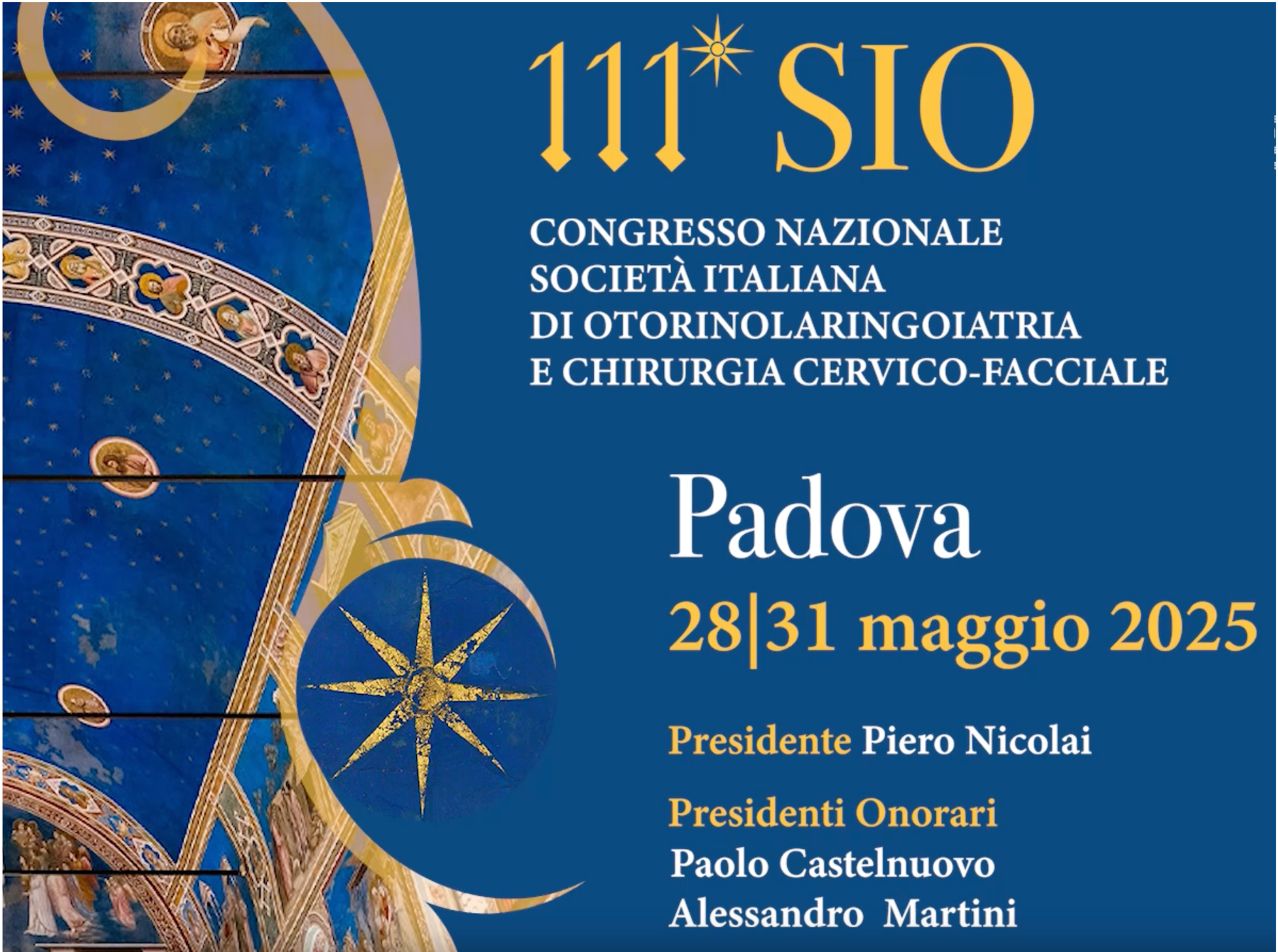 Prof. Dott. Giuseppe Mercante Otorinolaringoiatria 111° Congresso della Società Italiana di Otorinolaringoiatria - Padova 2025
